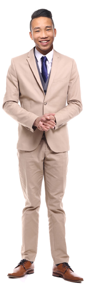 Smiling man.